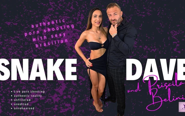 Snake Dave ve Priscila porno oyuncu seçmeleri