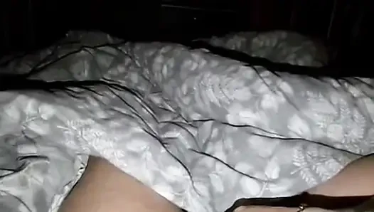 Step mom slip into step son dick making him hard as fuck