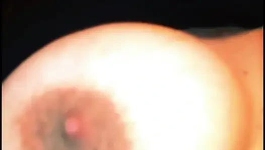 Rubbing my cock on the cuckold's slutty wife who asks to stick it in bareback