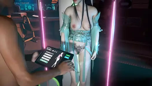 3 boyutlu büyük memeli sürtük Asyalı seks bebeği ustası tarafından çok sert sikiliyor