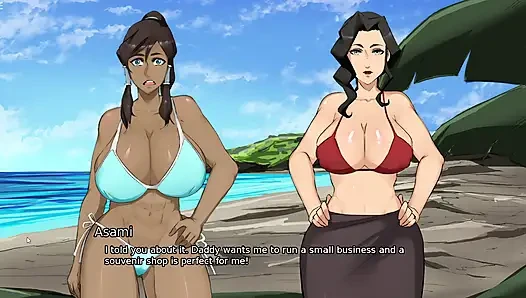 Ember Adası - Korra'nın büyük göğüslerini test ediyor