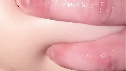 He Fucked MY Pussy Too Hard So I Told Him to Cum in my Ass While I Give Him a Foot Job for an Anal Creampie