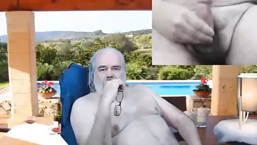 baba boşalan üzerinde cam