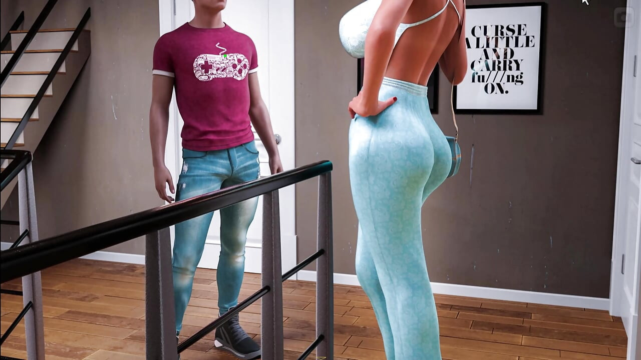 Sunville'in orta yaşlı seksi kadın ekstra sahnesi Sophia 2.