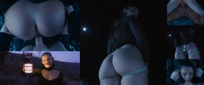 Düşen yıldızlar gecesi - sert anal hakimiyet ve yıldızların altında şiirle sidik yutma