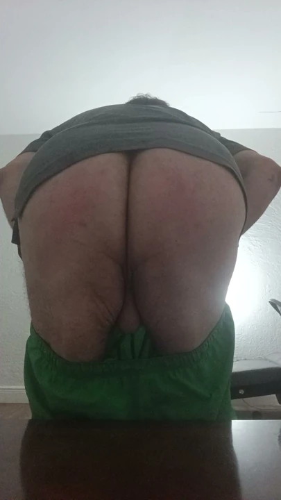 My first self-spanking.  Really my first spanking of any kind
