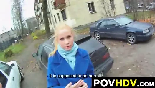 Bir yürüyüş pov sırasında azgın kızıl saçlı bir araya geldi