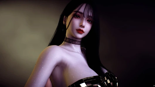 Seksi takım elbiseli güzel üvey kız kardeş