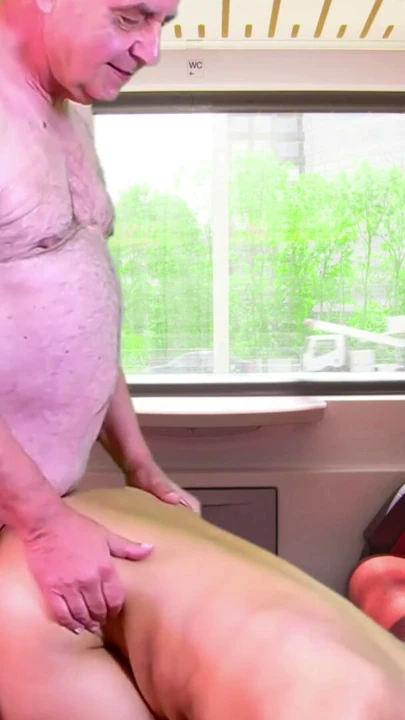 HOT RIDE ON THE TRAIN WITH ADAMANDEVE AND LUPO | Clip 3