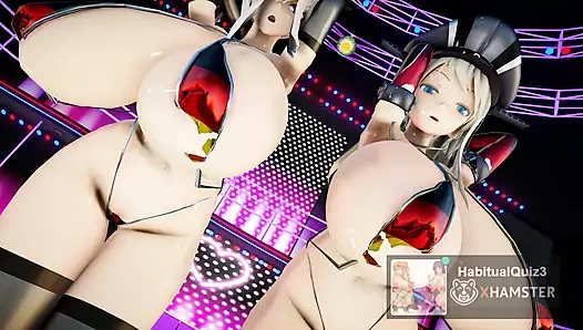 Mmd r18 hai phut hon kantai koleksiyonu bismarck grafzep dildo 3d hentai sikiş döl yutma