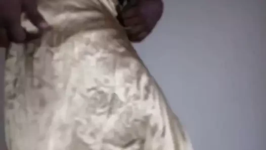 altın saten şalvar