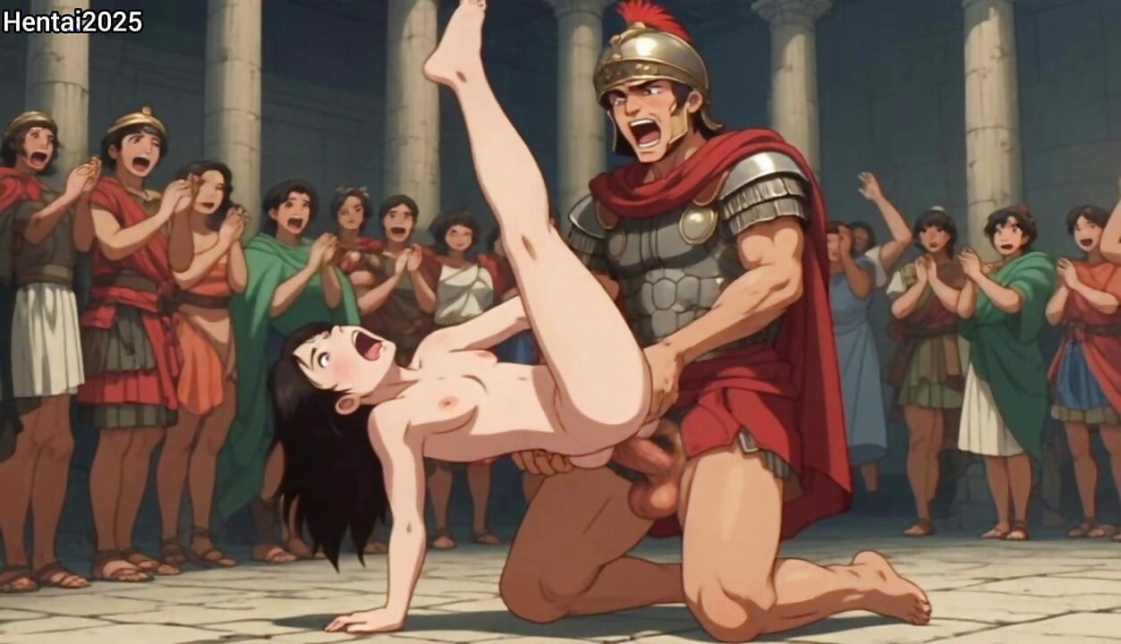 Antik Roma derlemesi gladyatör asker çizgi filmi hentai animasyonu