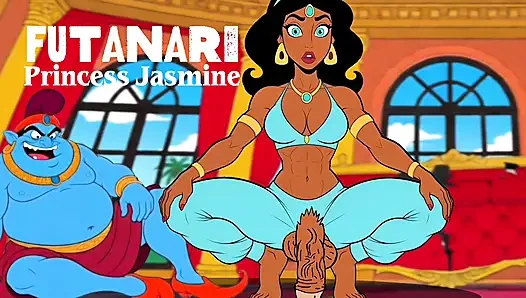 Futanari. Büyük yaraklı prenses Jasmine kızı. Porn Aladdin Series.