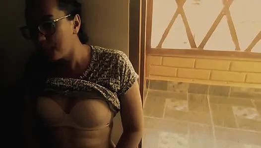 I masturbate secretly with the doors open