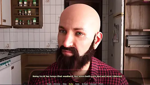 Haley hikayesi #18 - Johannes adriana ve haley'i aynı anda sikiyor