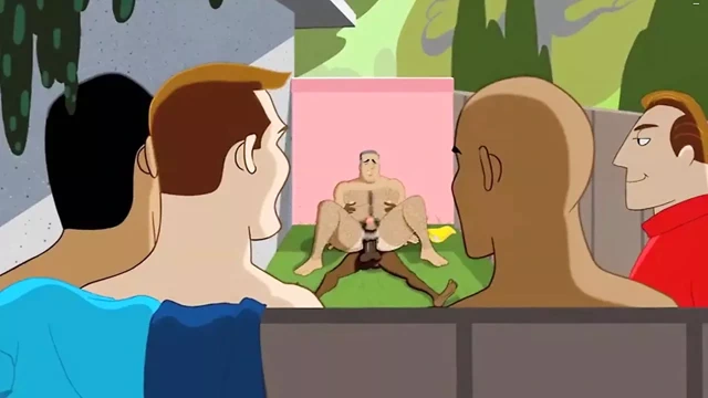 Eşcinsel kulübünün büyük yaraklı erkekleri