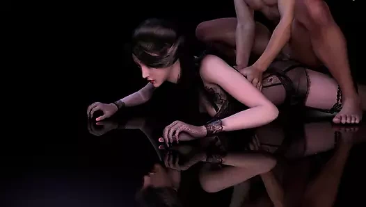 3 boyutlu büyük memeli seksi iç çamaşırlı sürtük büyük yarakla aldatıyor