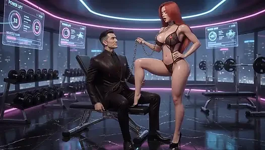 18+ Stepdad Trains Slave Stepdaughter Gym Tits Ass 3D