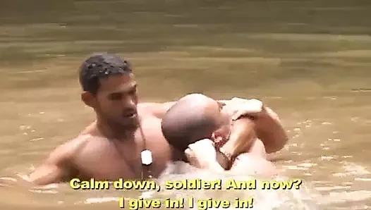 Asker kaçarken sert anal sikişle yakalandı