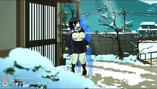 Hentai Spill - Massive Pupper Babe Røff Sex i kaldt vær