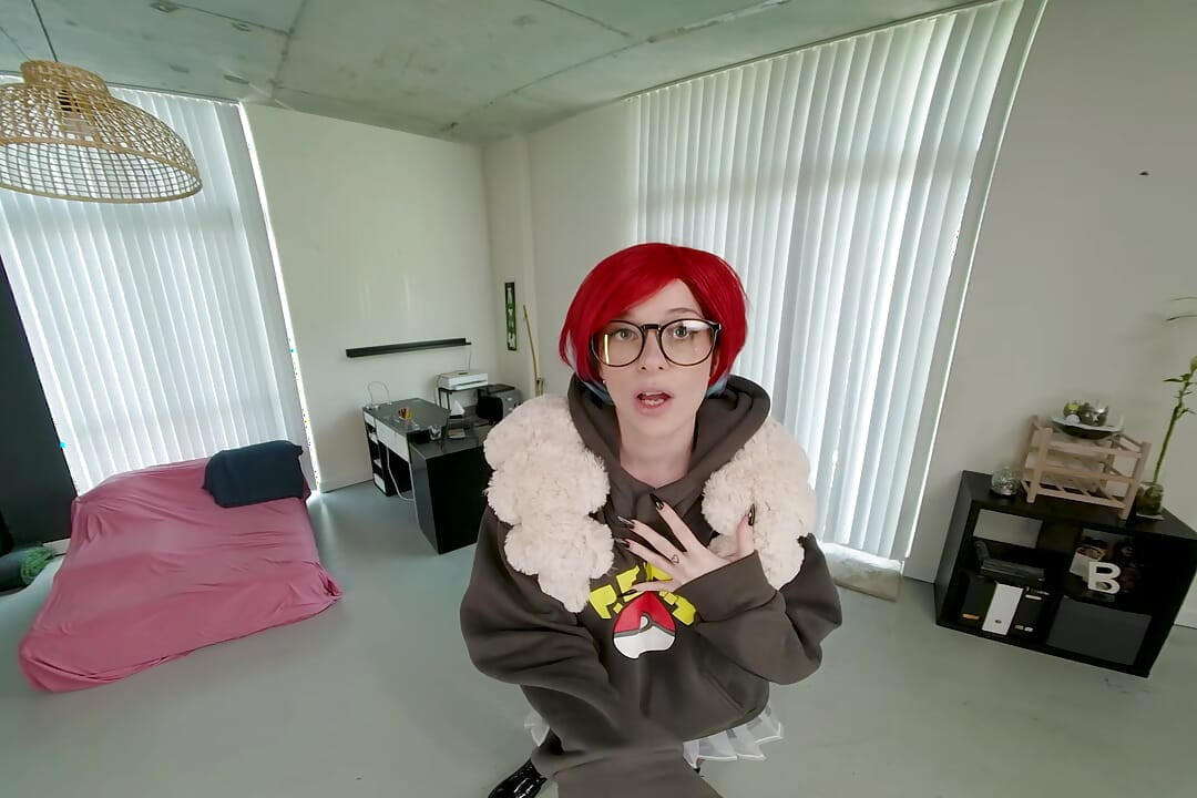 Vrcosplayx kitty lynn pokemon penny olarak namı diğer Cassiopeia seni yenmek için yaramaz seks hileleri kullanıyor