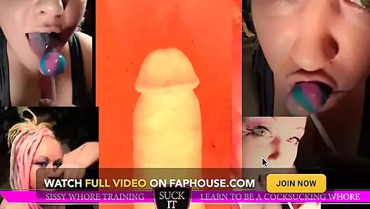 Seni kadın kılıklı bir yarak emiciye dönüştürerken taze ooey goey külotunu kokla