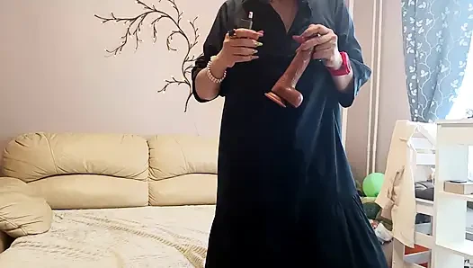 Ateşli nine tek başına .!. (Aimee ateşli orta yaşlı seksi kadın)