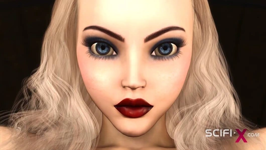 Seks android sikikleri sert bir sıcak cuffed hottie içinde kısıtlamalar