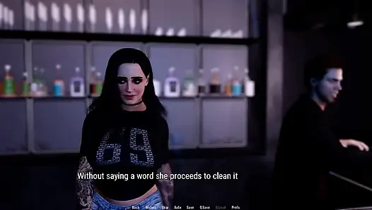 İri Göğüslü Orta Yaşlı Seksi Barmen Azgın Patronu Tarafından Sikiliyor Ve Dölleniyor