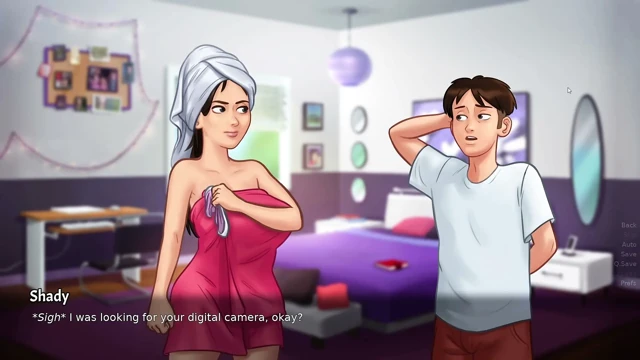 Üvey Kız Kardeş İç Çamaşırımı Alırken Yakaladı - Summertime Saga Bölüm 12