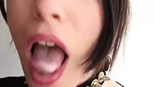ağızda cumshot