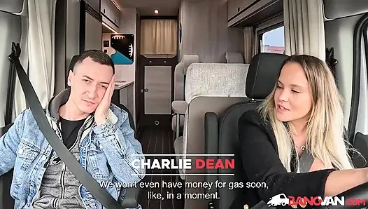 BANGVAN - Bimbo Olivia Sparkle fucks for money