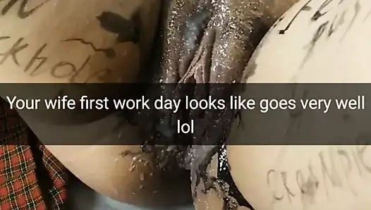 Karımı bir çete patlaması için bir haftalığına sattım.. bu onun ilk günü