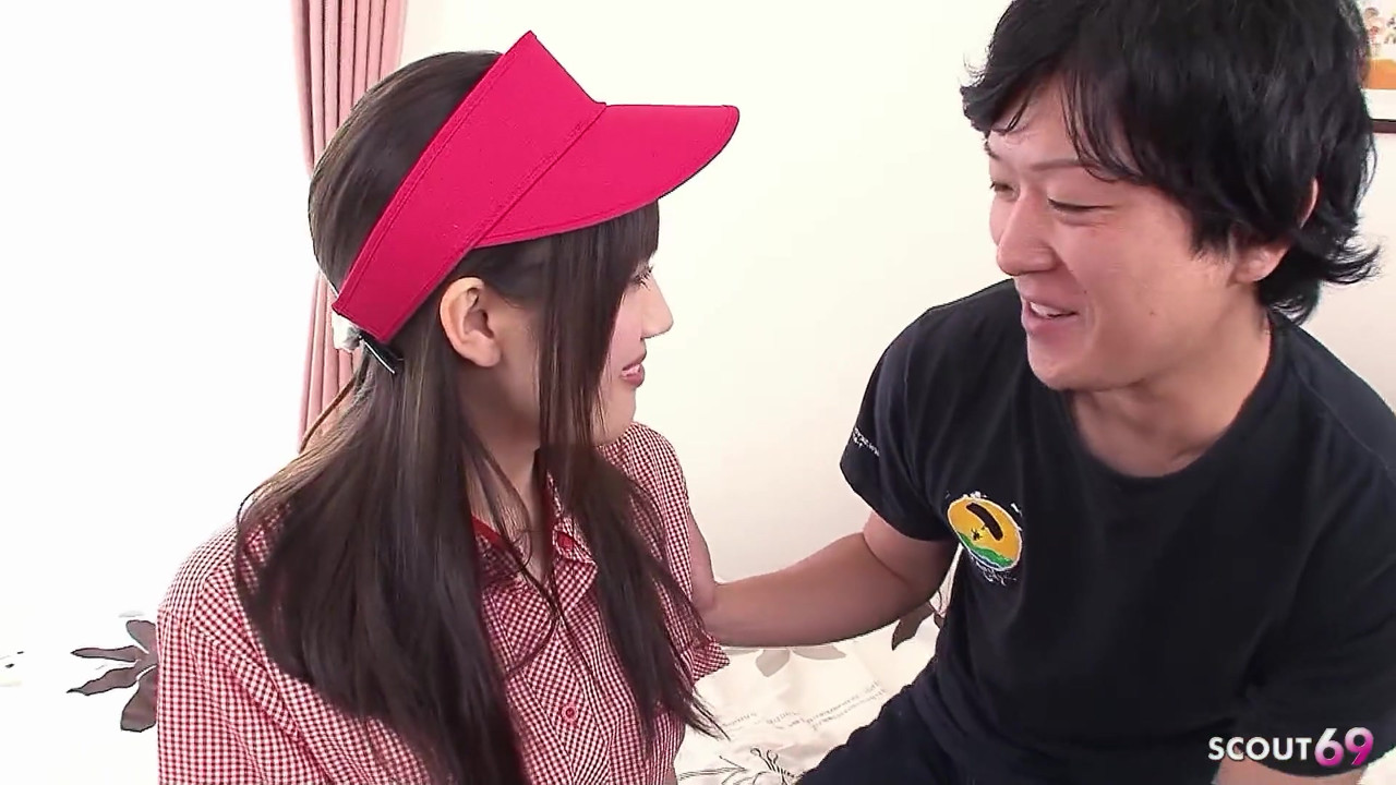 Shy Japanese Bartender in Nylon Pantyhose Pick Up for Uncensored JAV Creampie Casting Fuck