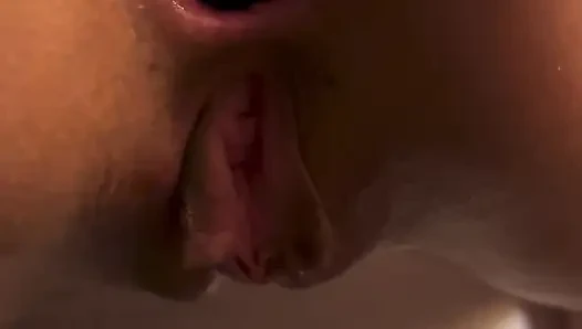 Athena showed her gapped ass & put out creampie