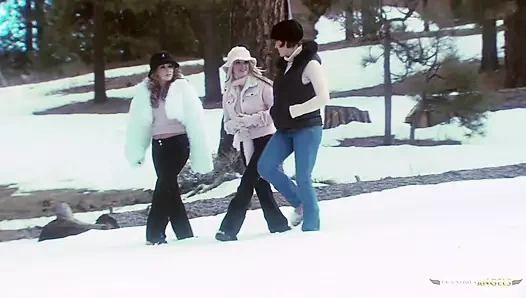 Büyük memeli orta yaşlı seksi kadın amını şömineye siktiriyor