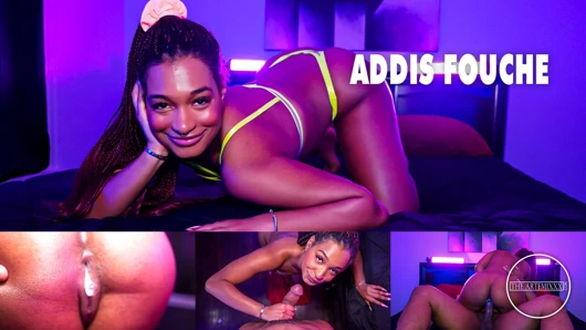 Bakış açısı tarzı 2 ft addis fouche balon götlü zenci büyük zenci yarağını alıyor