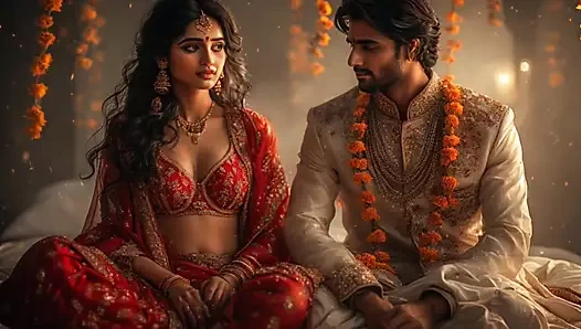 Hintli bir kızın romantik arzuları - derin Hintçe seste Hintli bir çiftle tutkulu bağının Hintçe sesli hikayesi