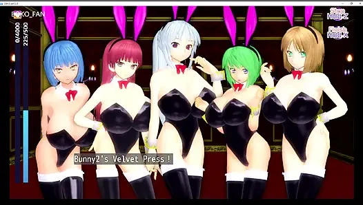 Kız kahramanı dövüyor 3 0,05 tavşan kız 2 (boko877)