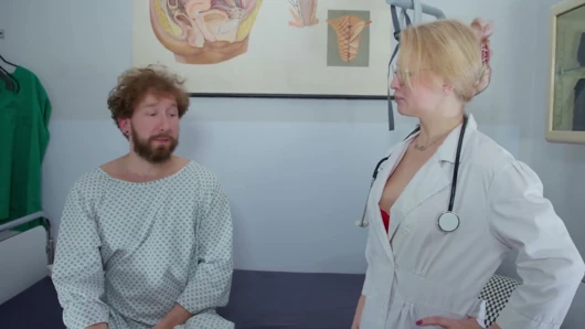 Damızlık doktoru - Hunter Johnson'ın doğurganlık hastanesi ziyareti seksi doktor Anna Lynx'in döllenmesiyle bitiyor