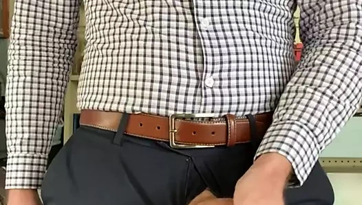 Baba ve onun büyük ve şişman horoz! büyük yük!