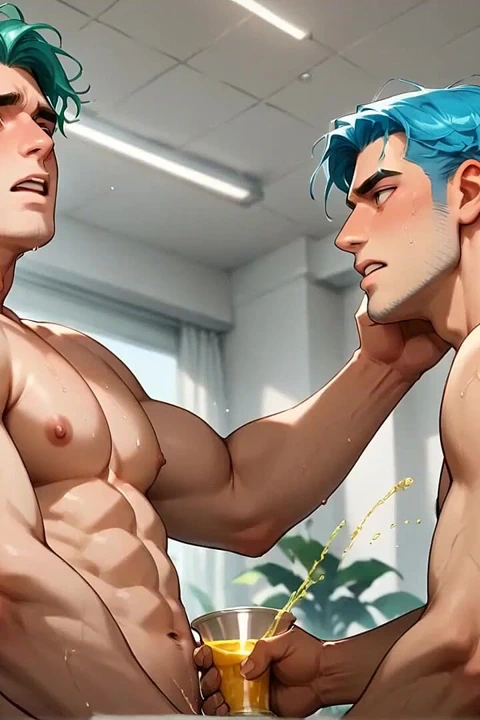 Teal saçlı kaslı aşık ofisteki grup seks kotasını en taze balı ile dolduruyor - vay be, ilk kez xxx!