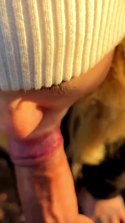 Unforgettable moment from "She loves sucking and jerking my cock! Quick sex from behind!"