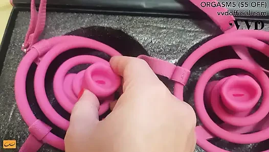 Vvd vkini kutu açılıyor ve ilk meme ucu orgazmı - sınırsız orgazm