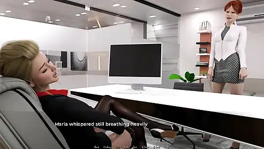 Aşağı taşınma: koca ofisteki masasının altında baskın karısının amını yiyor ep.44