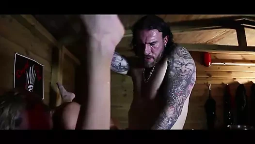 Two lesbian and one cock