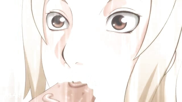 Tsunade bu yarağı gerçek olgun bir kadın gibi yalıyor