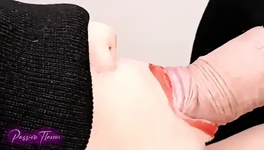 Zengin ağzımda lezzetli döl kremi