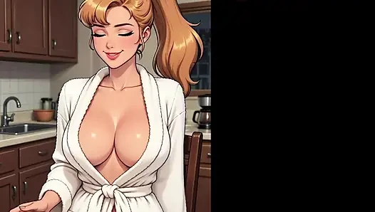 JOI macocha rozpuszczona ze szczupłą cipką - Chodź ze mną 100% będziesz spust - Dirty Talk