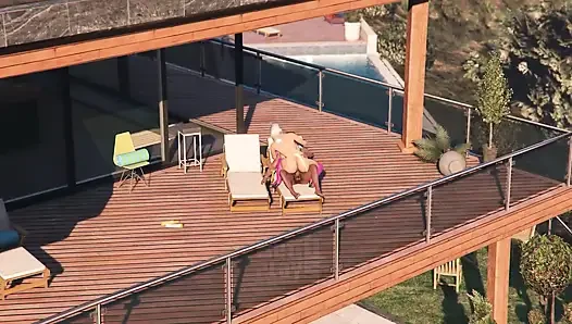 GTA 5 Franklin orders a hot Lady with pink boots Part2